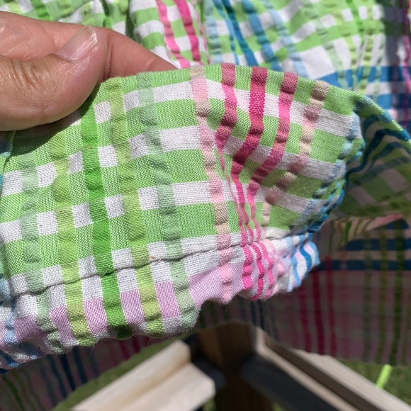 Vintage handmade 1970s crop smock top - Picture 6 of 10